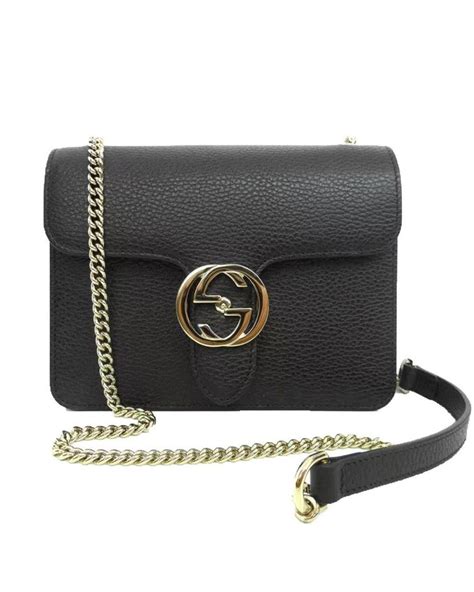 gucci interlocking tasche schwarz|gucci quilted handbags.